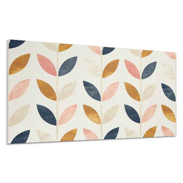 Panou decorativ bucatarie Model de frunze în rânduri