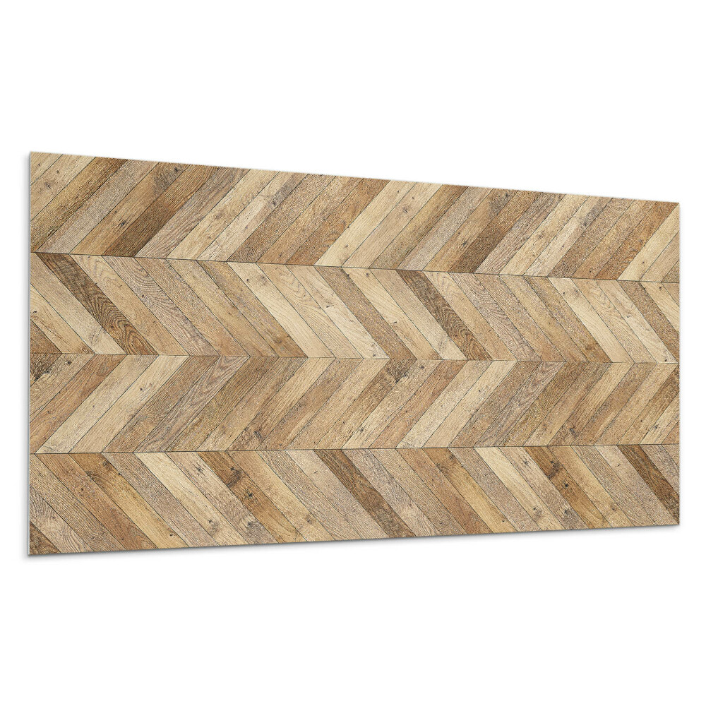 Panou decorativ bucatarie Model de lemn în spic de hering