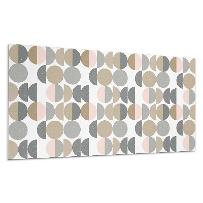 Panou decorativ bucatarie Geometria cercurilor și semicercurilor