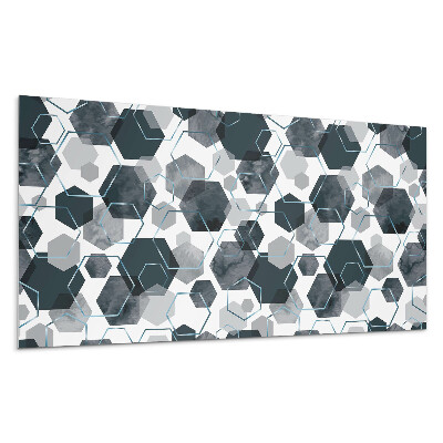 Panou decorativ Model hexagonal abstract