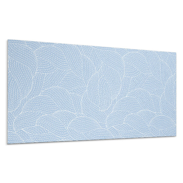 Panou decorativ bucatarie Model de frunze în valuri