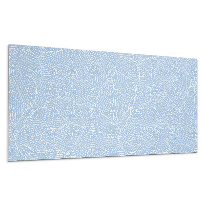 Panou decorativ bucatarie Model de frunze în valuri