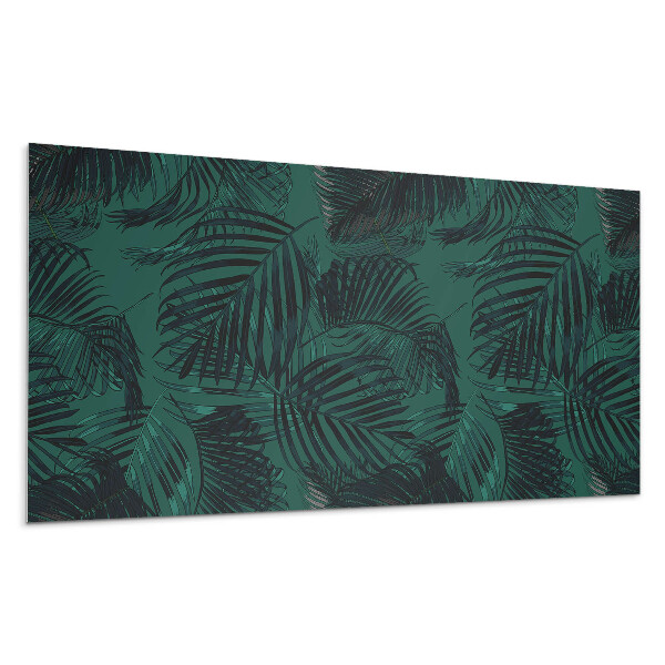 Panou decorativ frunze de palmier pe fundal