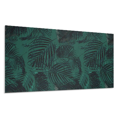 Panou decorativ frunze de palmier pe fundal