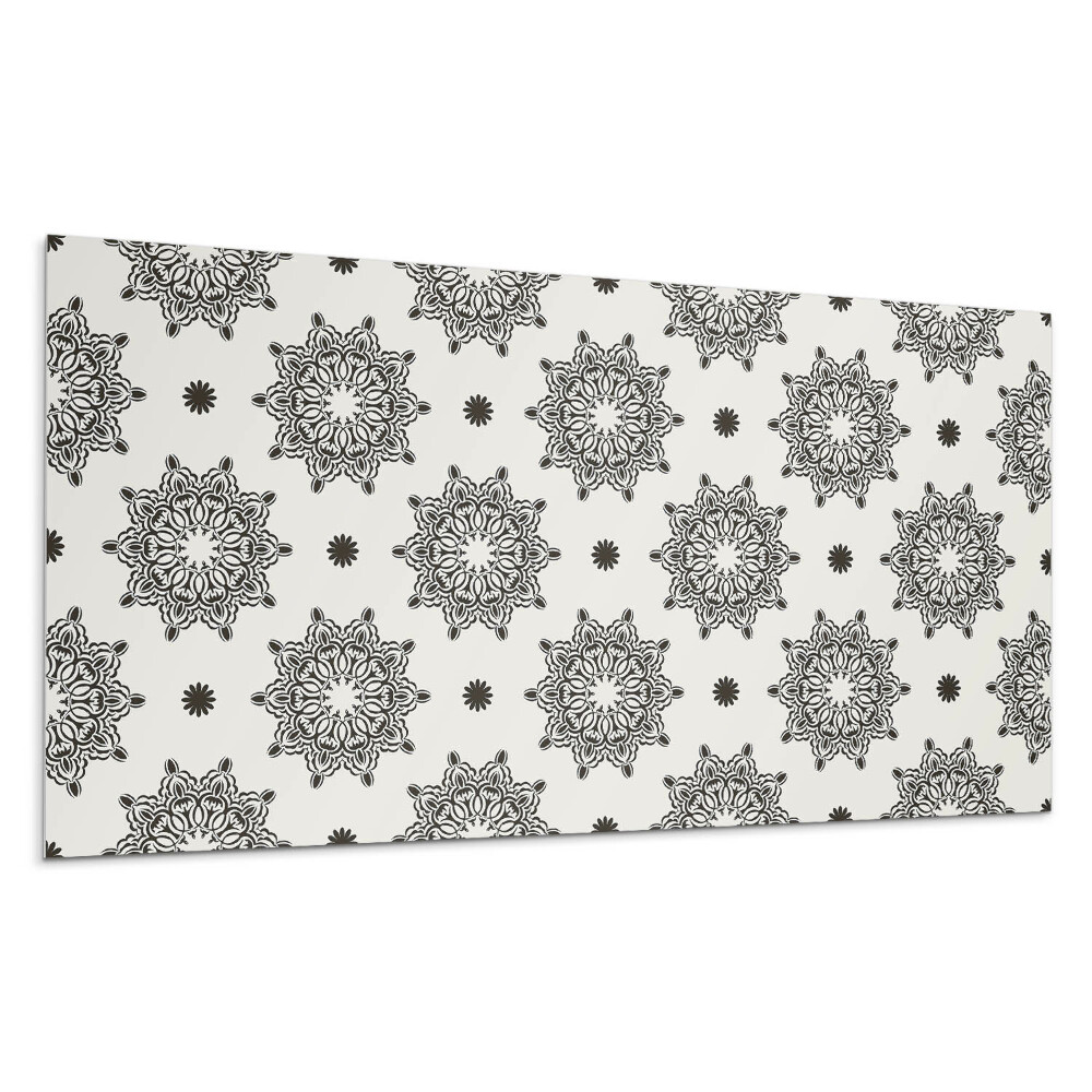 Panou decorativ bucatarie Model Mandala într-o grilă