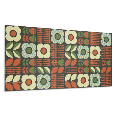 Panou decorativ bucatarie Modele și figuri florale