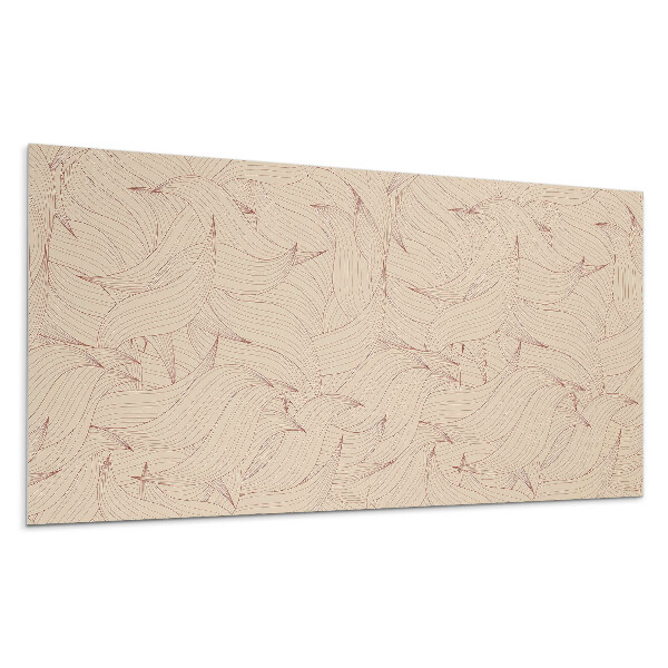 Panou perete Model de linie ondulată