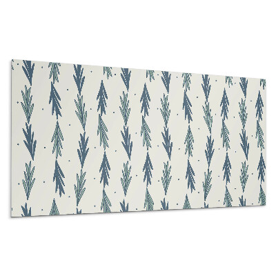 Panou decorativ bucatarie Frunze într-un model regulat