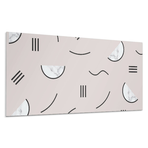 Panou decorativ bucatarie Model geometric abstract