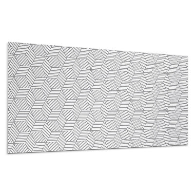 Panou decorativ pvc Model hexagonal de frunze