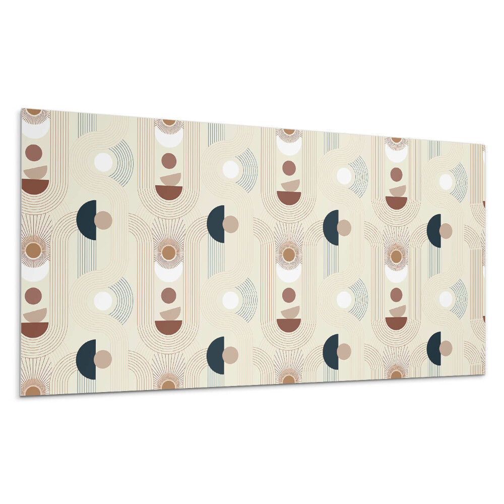 Panou decorativ bucatarie Linii și forme abstracte