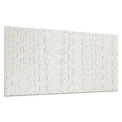 Panou decorativ bucatarie Valuri într-un aranjament geometric