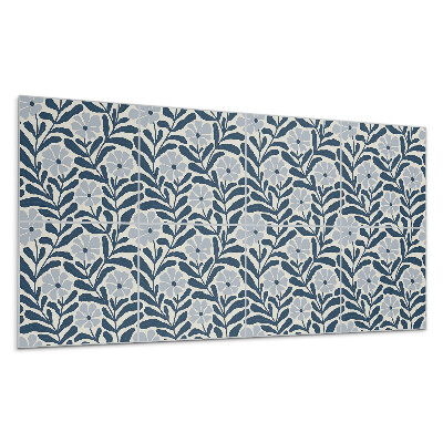 Panou decorativ bucatarie Model floral de plante