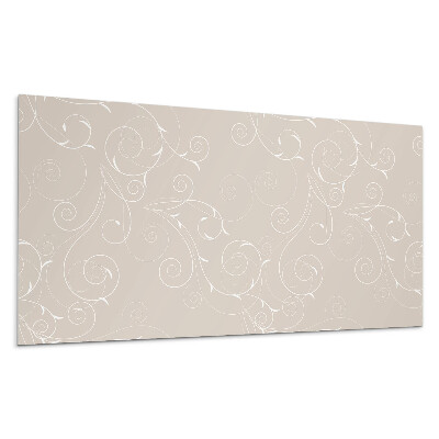 Panou decorativ bucatarie Spirale și frunze delicate