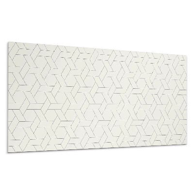Panou decorativ pvc Model hexagonal geometric
