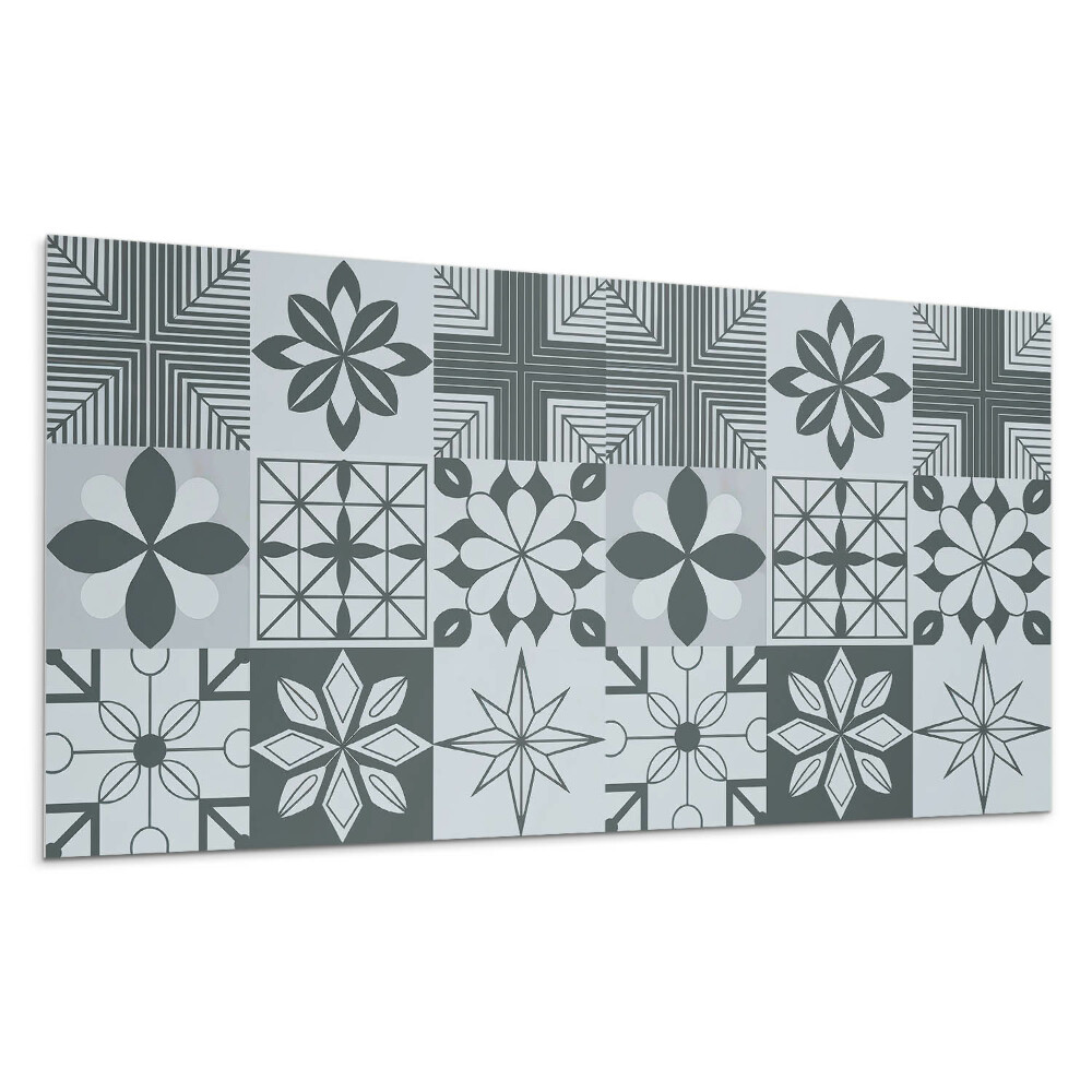 Panou decorativ bucatarie Modele geometrice în mozaic