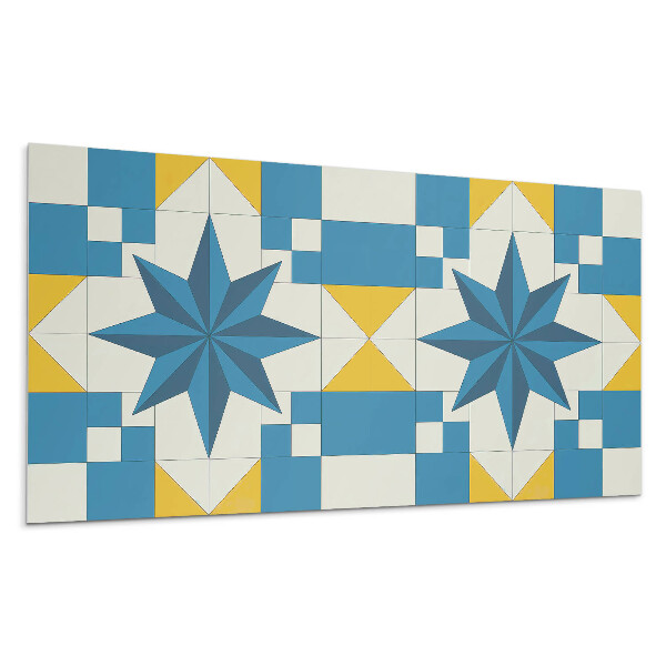 Panou decorativ bucatarie Model geometric de stea