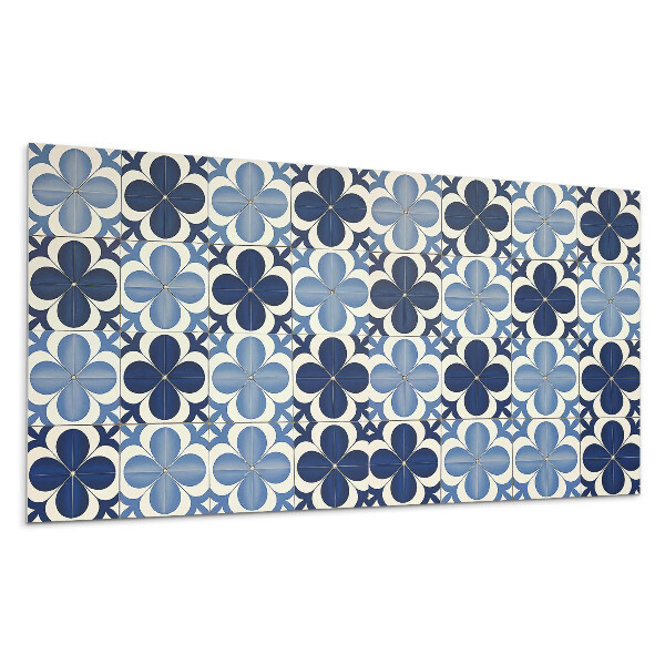 Panou decorativ bucatarie Model floral geometric