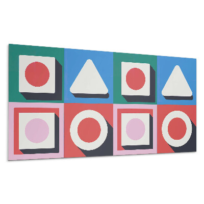 Panou decorativ bucatarie Geometrie cu umbre