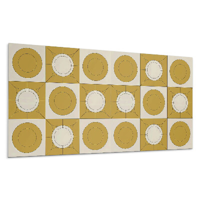 Panou decorativ pvc Model geometric cu cercuri