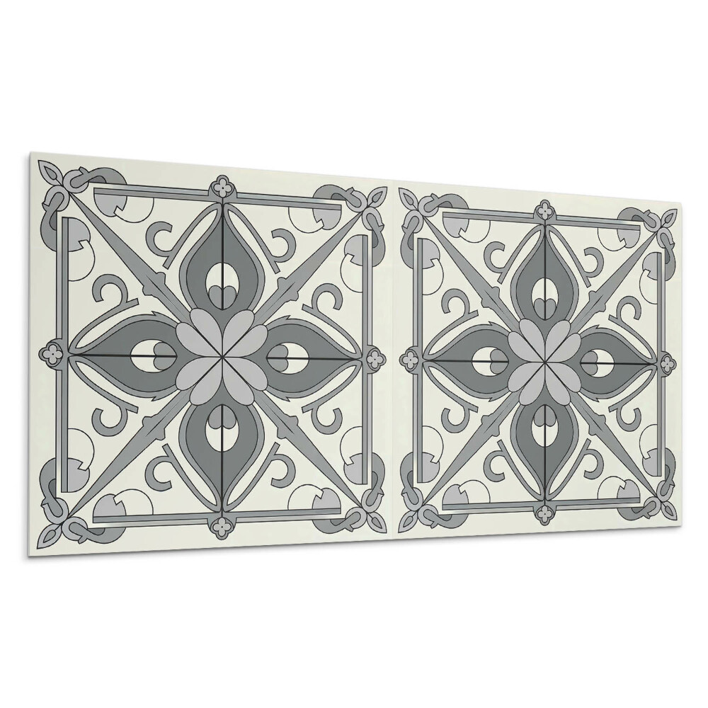 Panou decorativ pvc Model floral cu simetrie