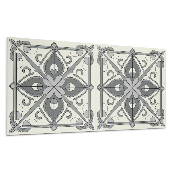 Panou decorativ pvc Model floral cu simetrie