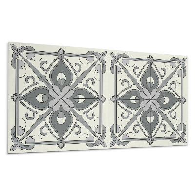 Panou decorativ pvc Model floral cu simetrie