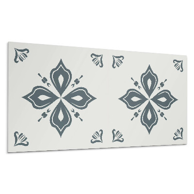 Panou decorativ bucatarie Motiv floral în cruce