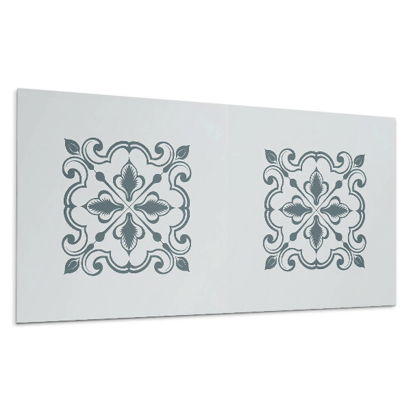 Panou perete Model de plante cu ornamente