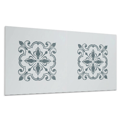 Panou perete Model de plante cu ornamente