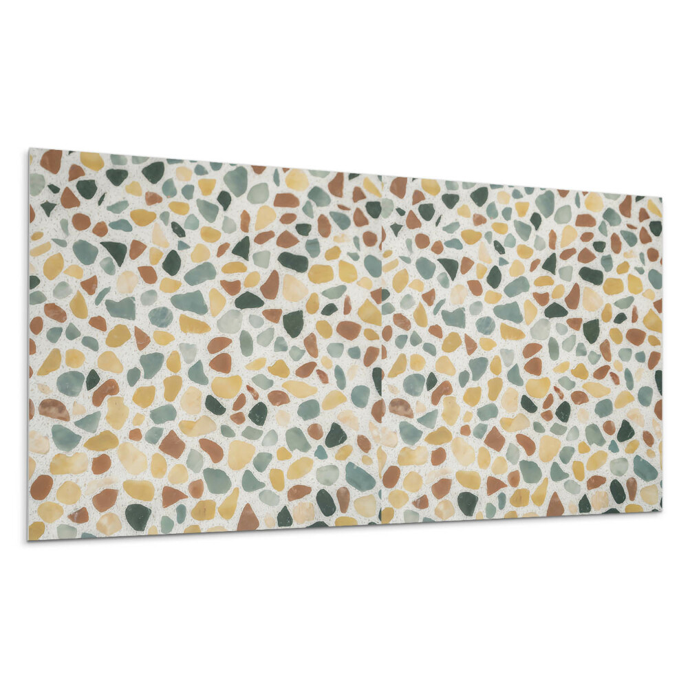 Panou decorativ bucatarie Model de mozaic cu lipici