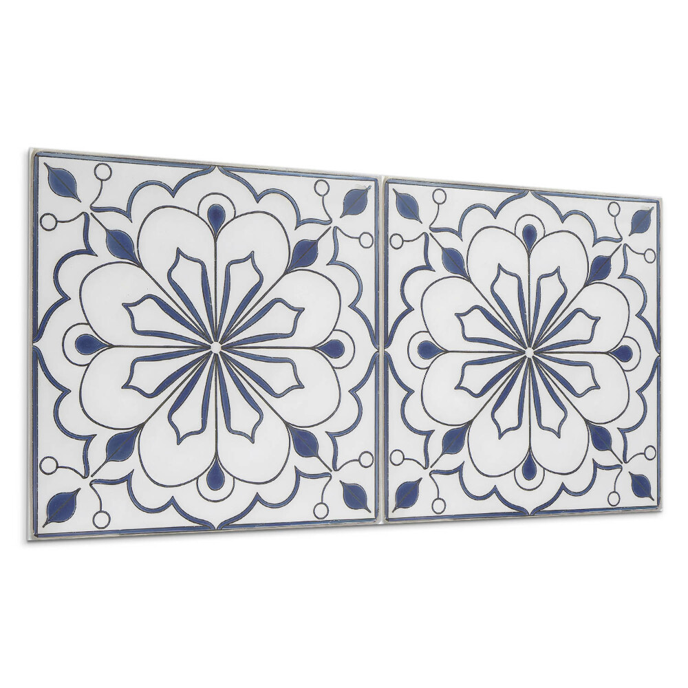 Panou decorativ bucatarie Model ceramic floral