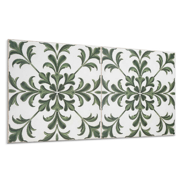 Panou decorativ bucatarie Motiv vegetal pe faianță