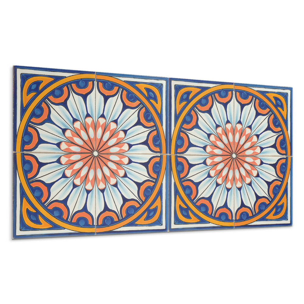 Panou decorativ bucatarie Model floral cu detalii