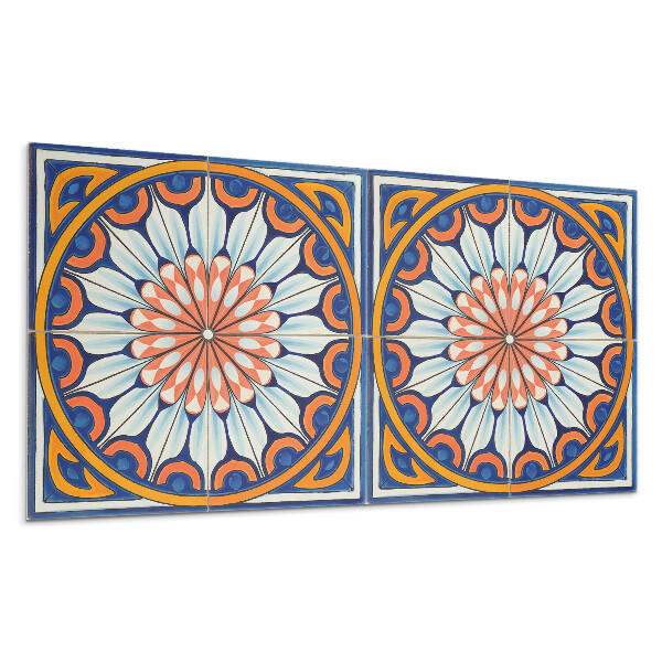 Panou decorativ bucatarie Model floral cu detalii