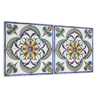 Panou decorativ Model floral pe faianță