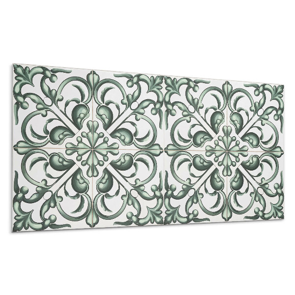 Panou decorativ bucatarie Model de plante în simetrie