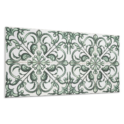 Panou decorativ bucatarie Model de plante în simetrie