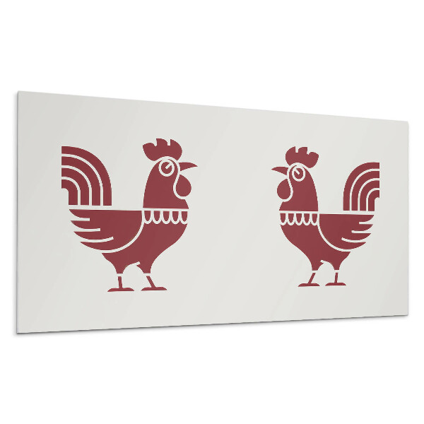 Panou decorativ Cocoș stilizat în grafică