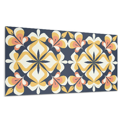 Panou decorativ bucatarie Model floral geometric