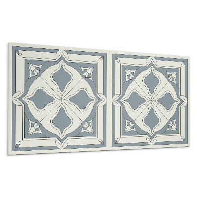 Panou decorativ bucatarie Model floral pe plăci