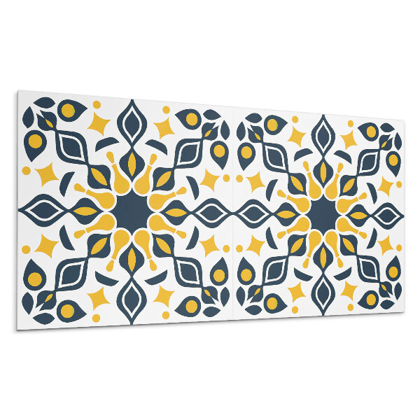 Panou perete Model floral cu simetrie