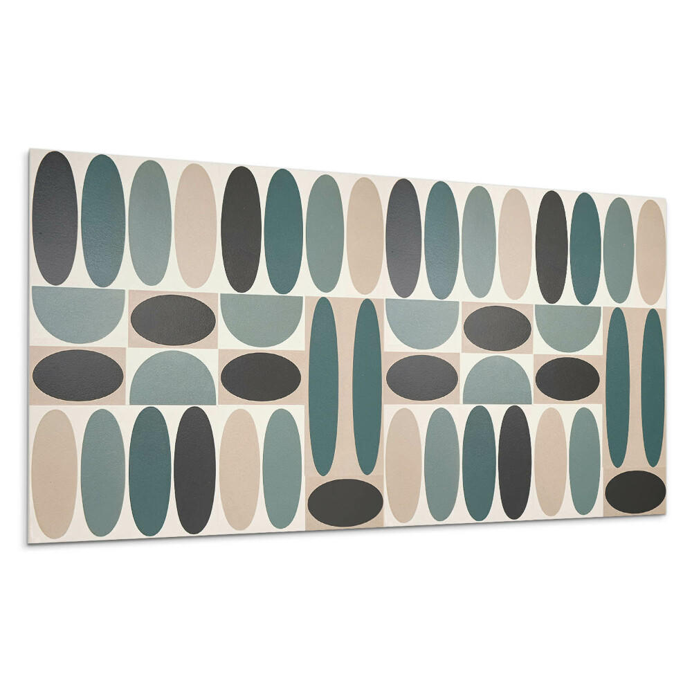 Panou decorativ bucatarie Model de forme ovale