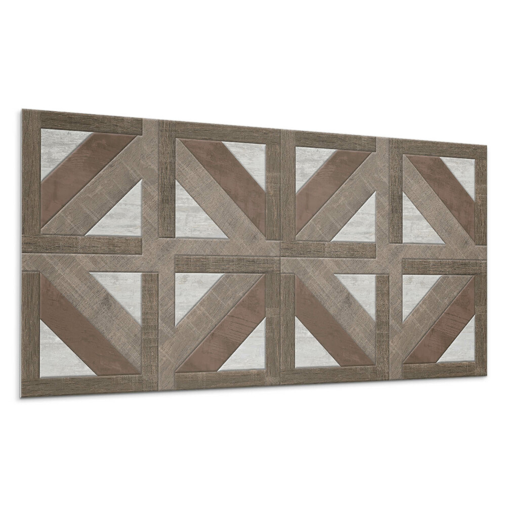 Panou decorativ pvc Geometria lemnului și a betonului