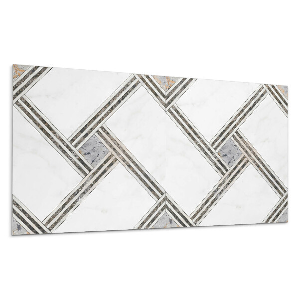 Panou decorativ bucatarie Model geometric cu linii