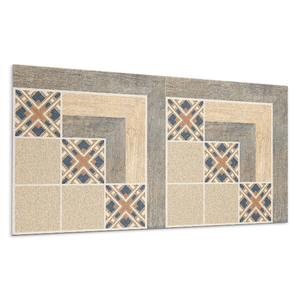 Panou decorativ Modele geometrice pe plăci