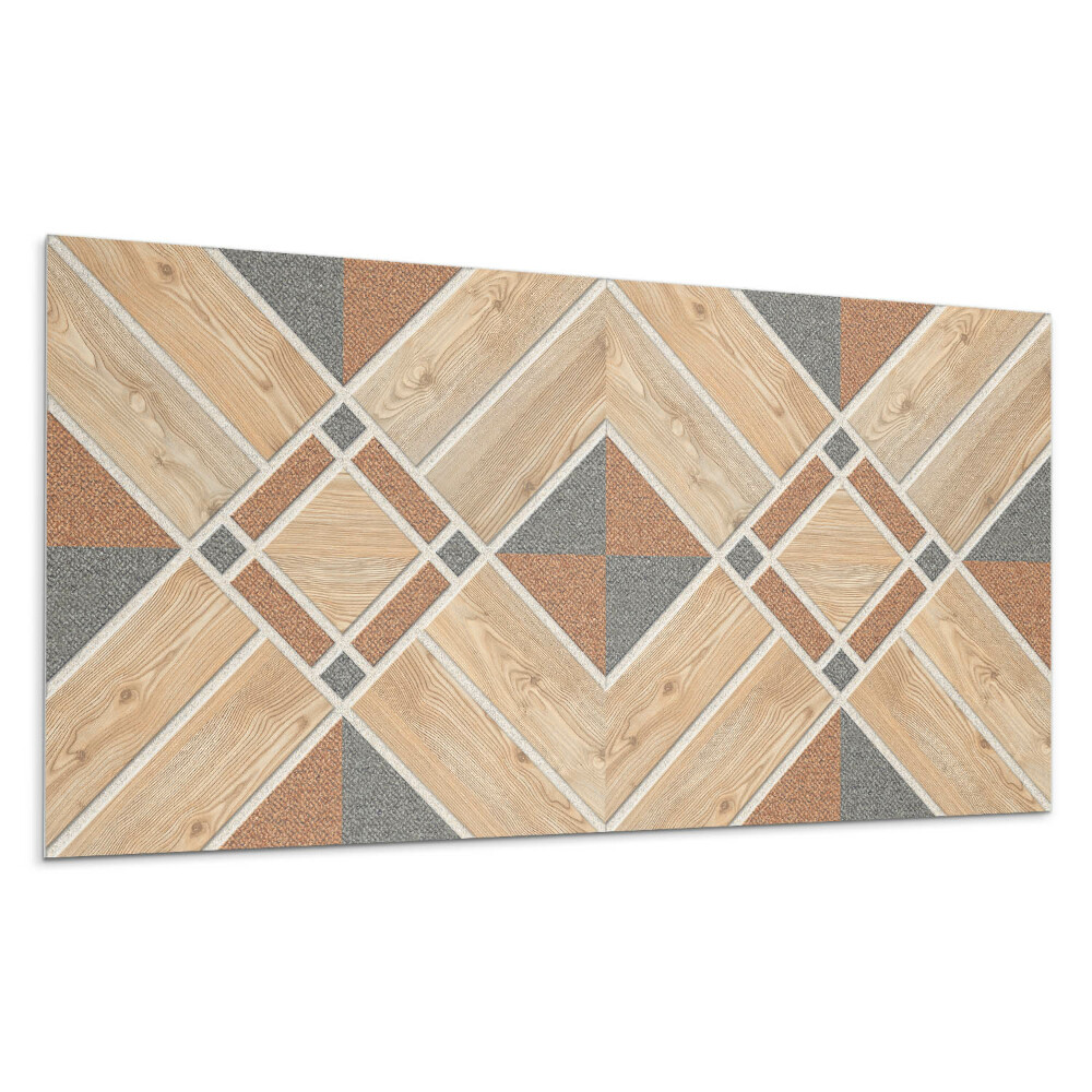 Panou decorativ Model geometric cu lemn