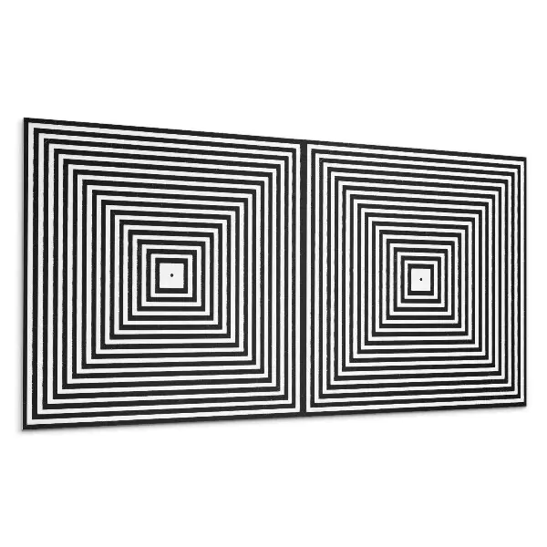 Panou decorativ pvc Linii concentrice în pătrate