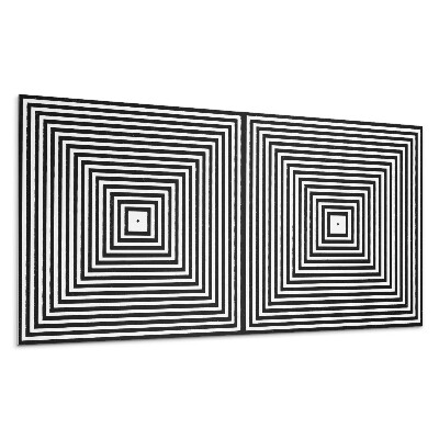 Panou decorativ pvc Linii concentrice în pătrate