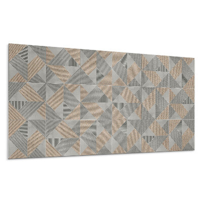 Panou decorativ bucatarie Model geometric triunghiular